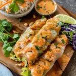 Thai Shrimp Rolls with Peanut Sauce
