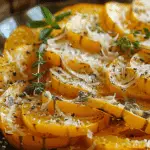Thinly Sliced Parmesan Squash