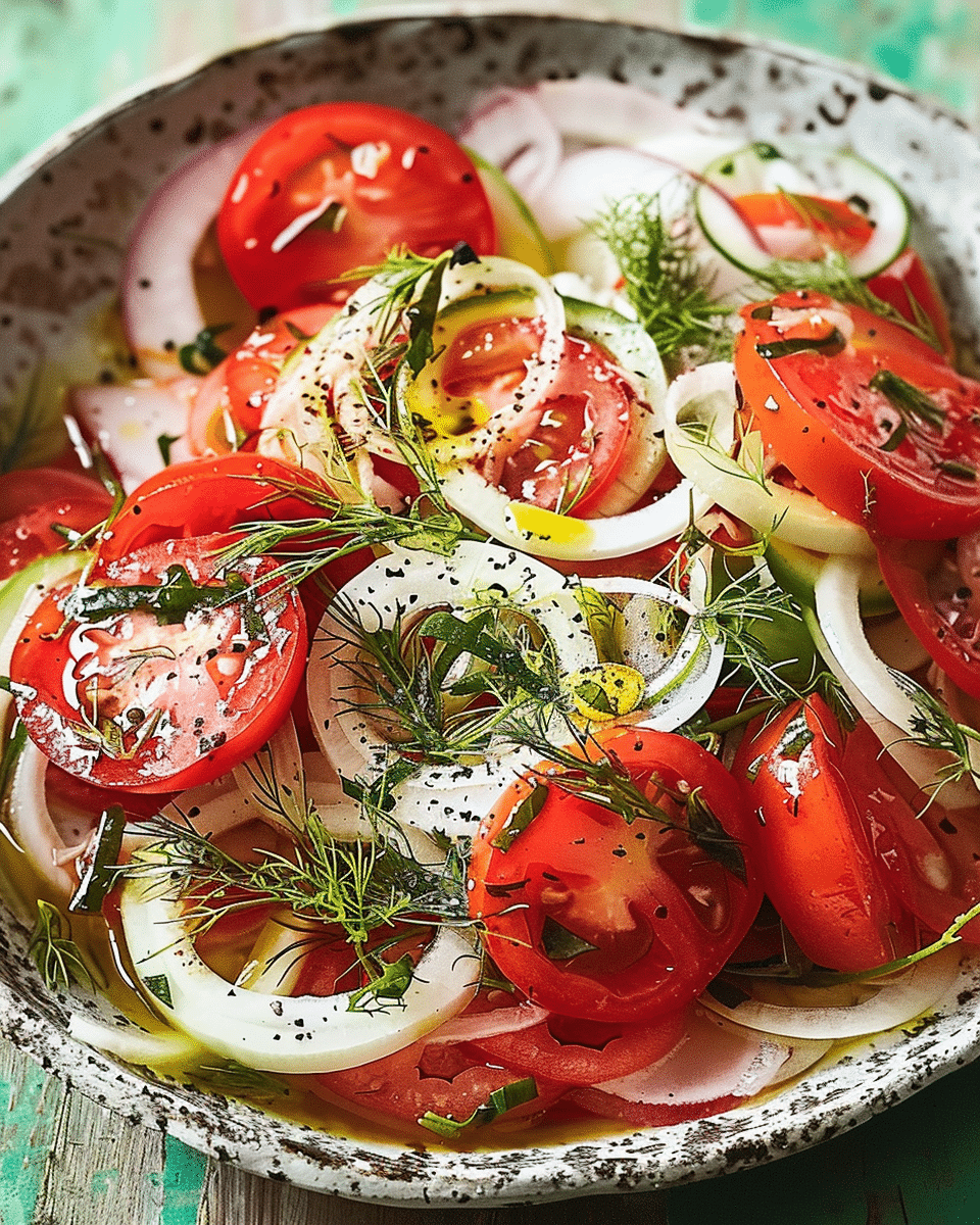 Tomato Fennel Salad: A Fresh and Flavorful Summer Delight