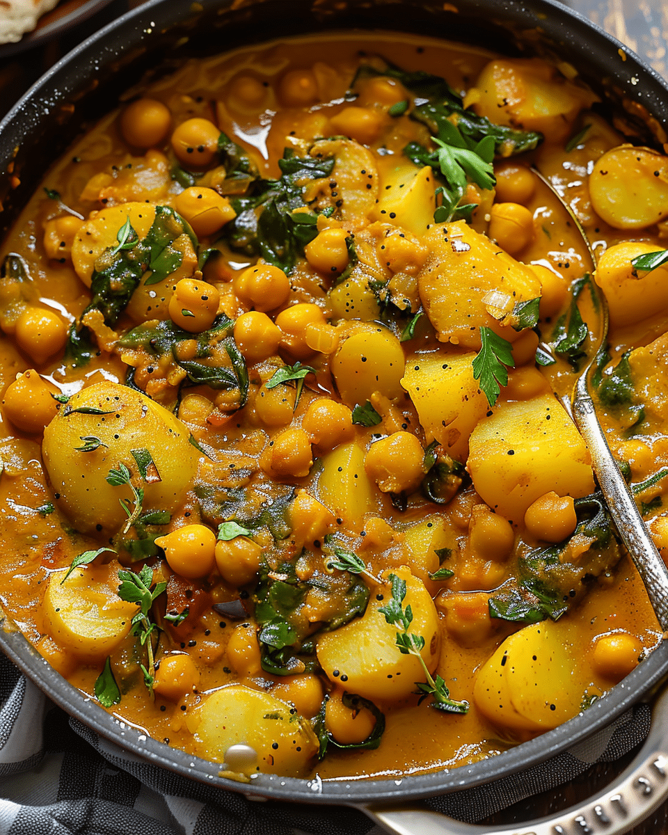 Vegan Potato and Chickpea Curry