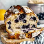 Lemon Blueberry Sourdough Bread