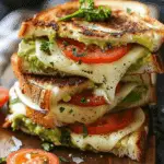 Avocado, Mozzarella, and Tomato Grilled Cheese: A Deliciously Elevated Classic