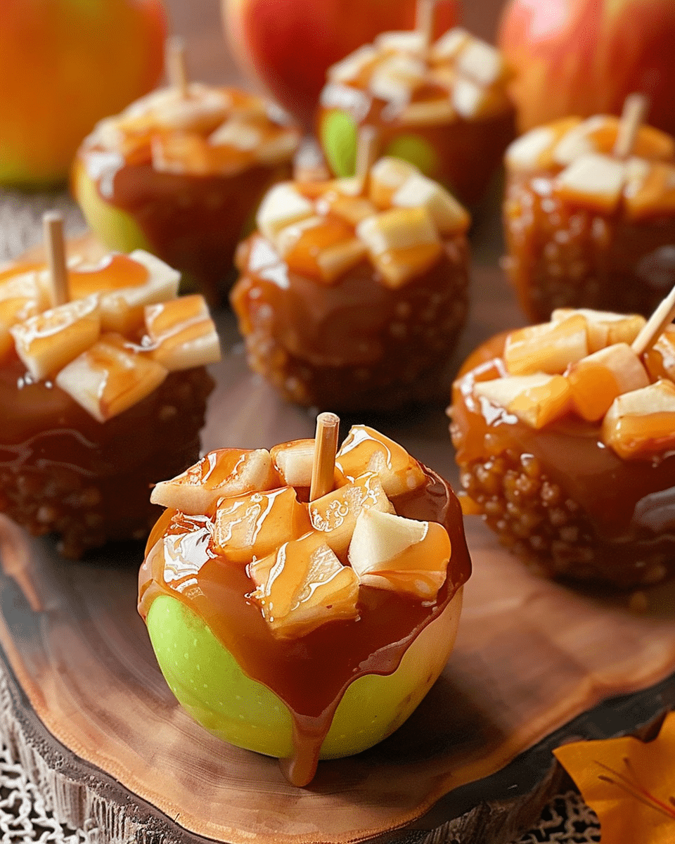 Caramel Apple Fall Treats Bites: A Perfect Autumn Delight
