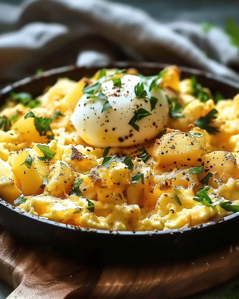 Cheesy Potato Egg Scramble: An Incredible Ultimate Recipe