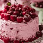 Cherry Cake with Cherry Cream Cheese Frosting