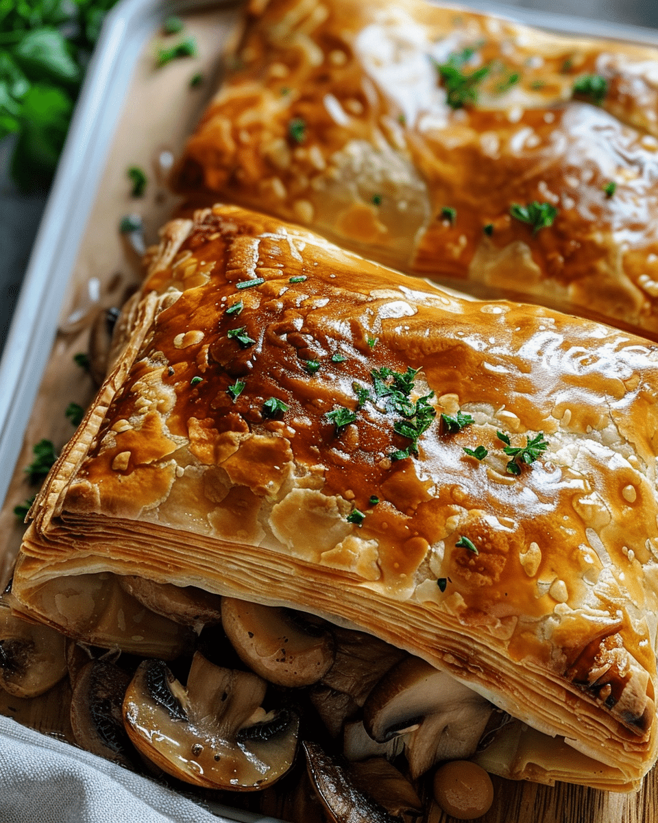 Chicken and Mushroom Pastry