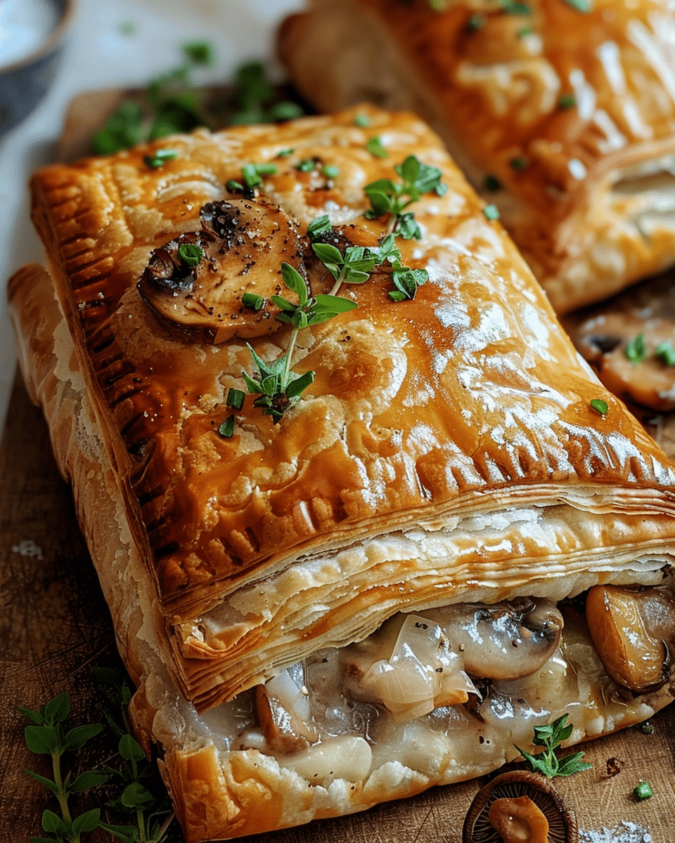 Chicken and Mushroom Pastry
