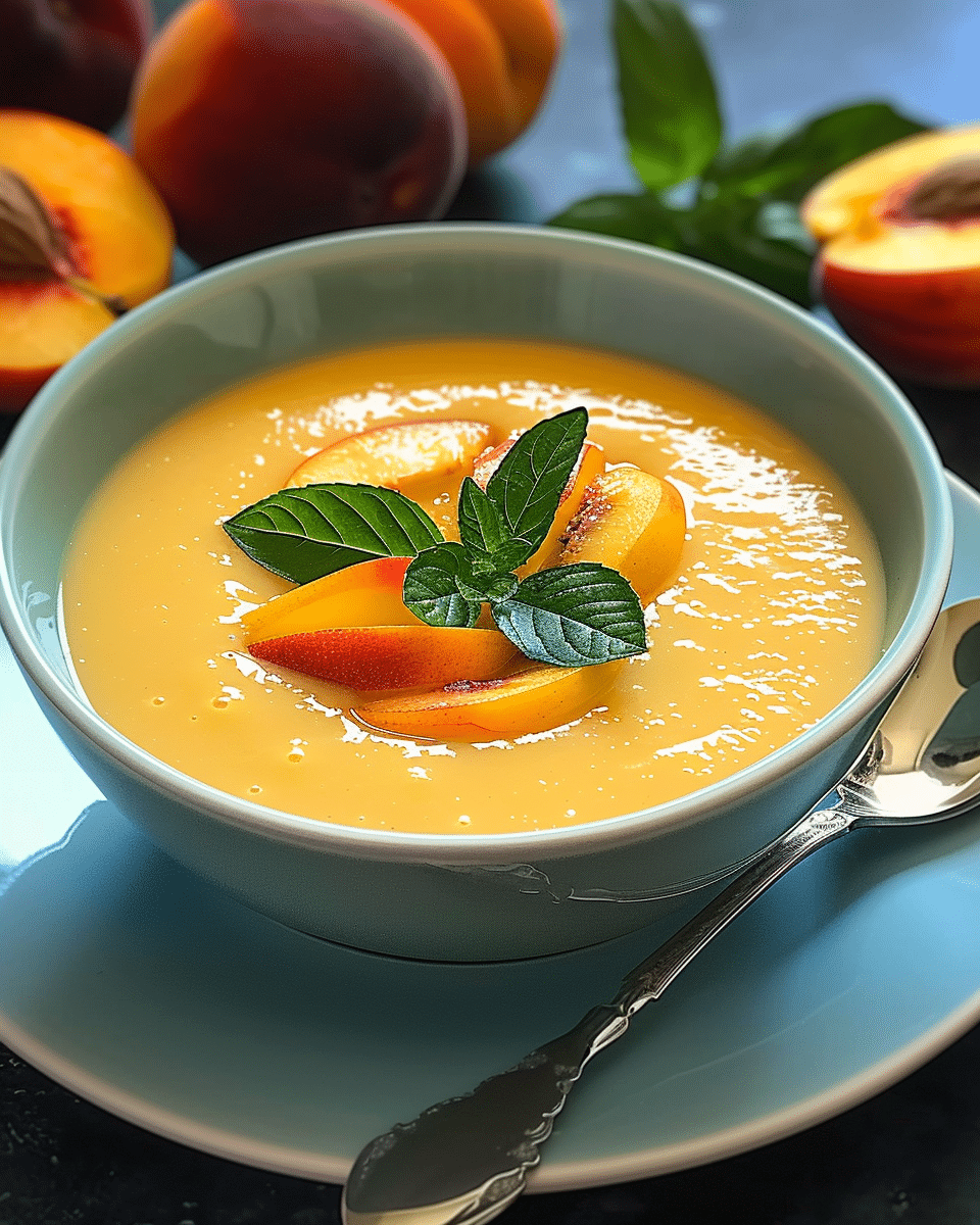 Chilled Nectarine Soup: A Refreshing Summer Delight