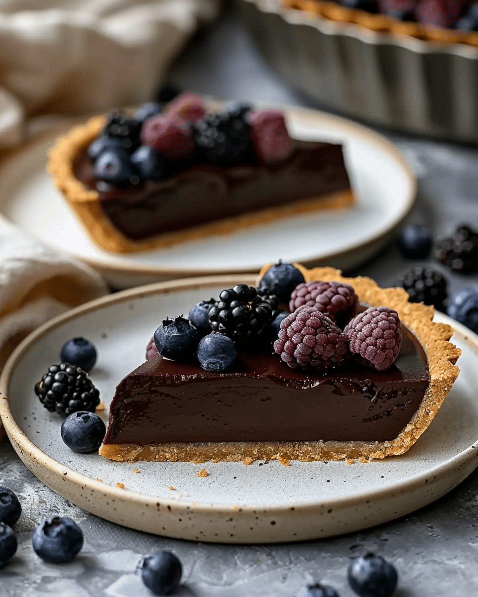 Chocolate Ganache Tart Recipe