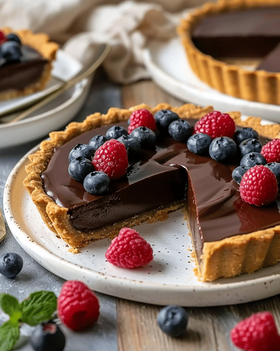 Chocolate Ganache Tart Recipe