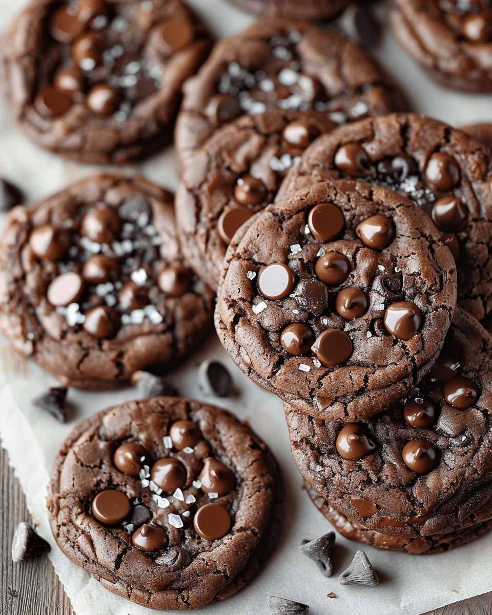 Decadent Double Chocolate Chip Cookies Recipe