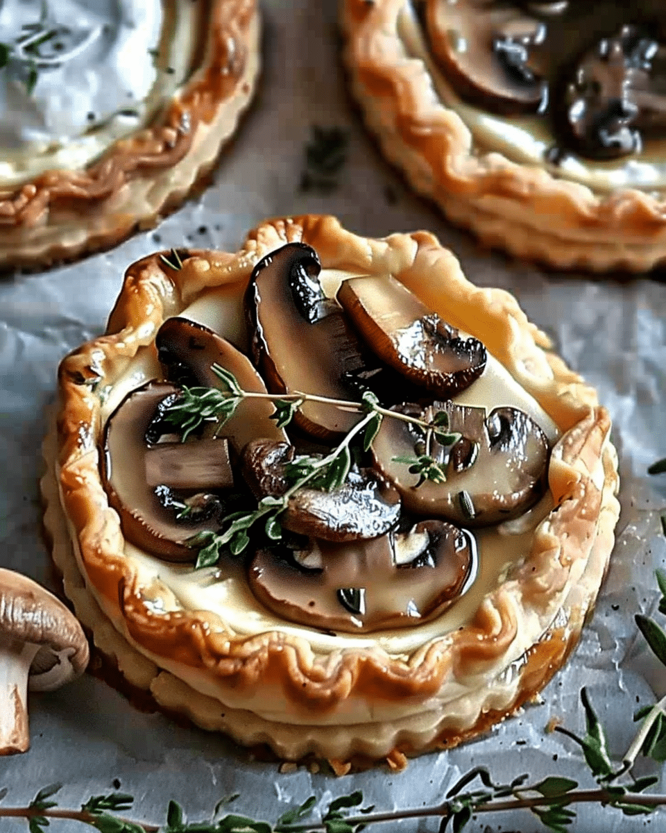 Elegant Mushroom Goat Cheese Tarts: An Incredible Delight for Any Occasion