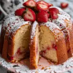 Fresh Strawberry Pound Cake