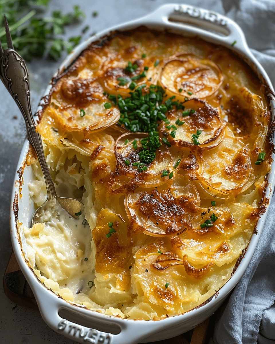 Fried Onion Scalloped Potatoes: A Comfort Food Classic