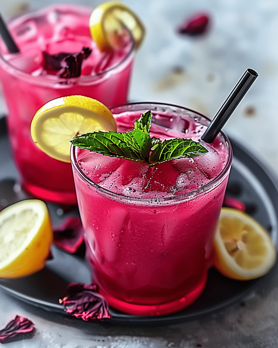 Frozen Hibiscus Lemonade: A Refreshing, Tangy Treat