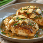 Garlic Chicken with Asiago Gravy