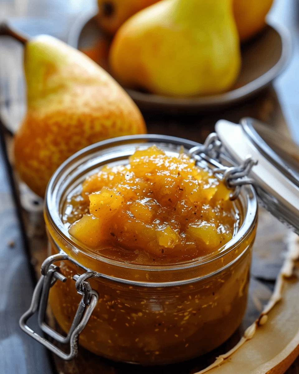 Pear & Saffron Chutney