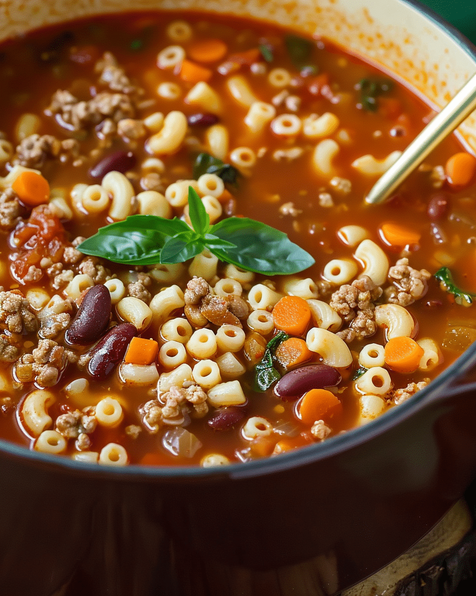 Hearty Pasta e Fagioli Soup Recipe