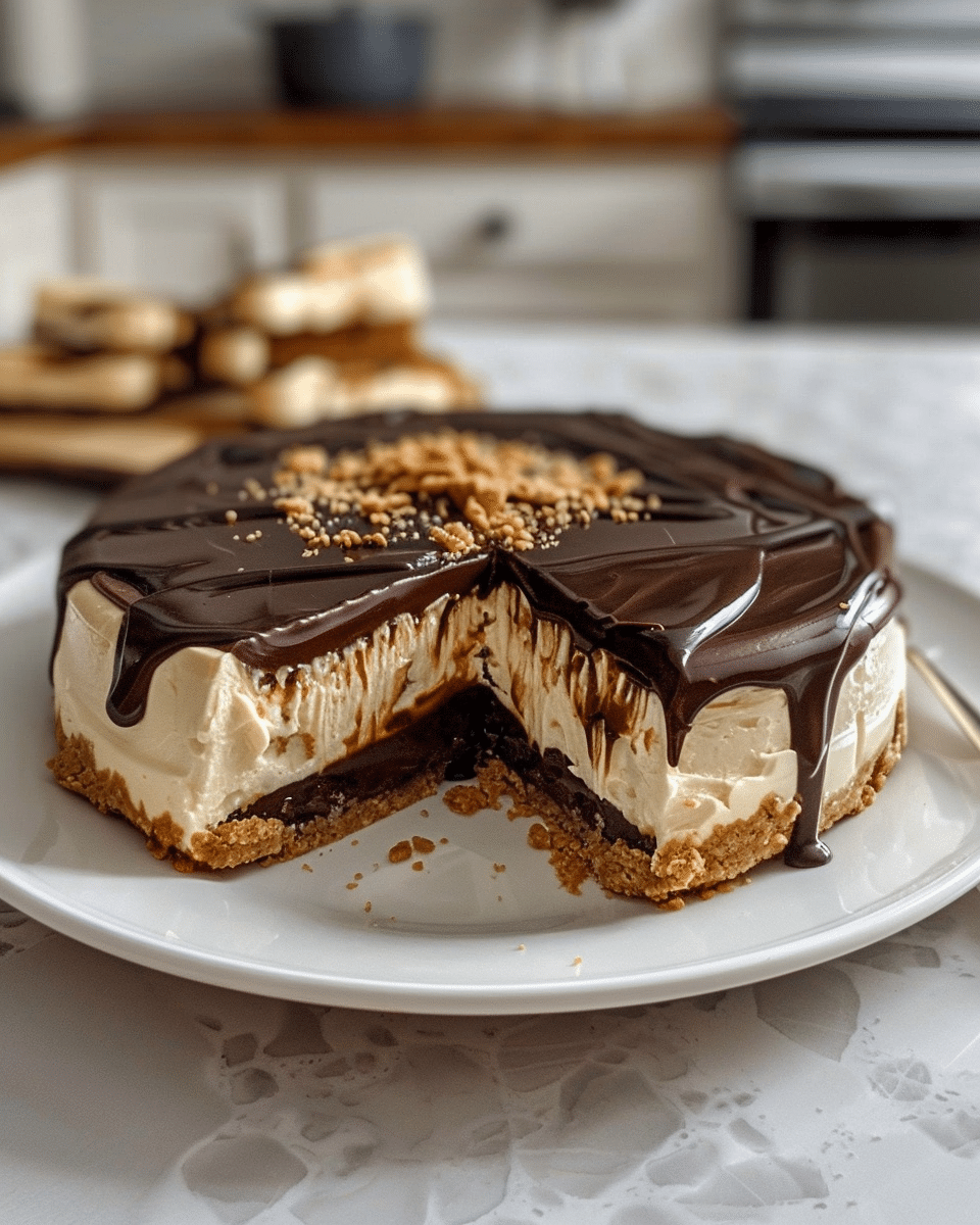 Homemade No-Bake Twix Cheesecake Recipe