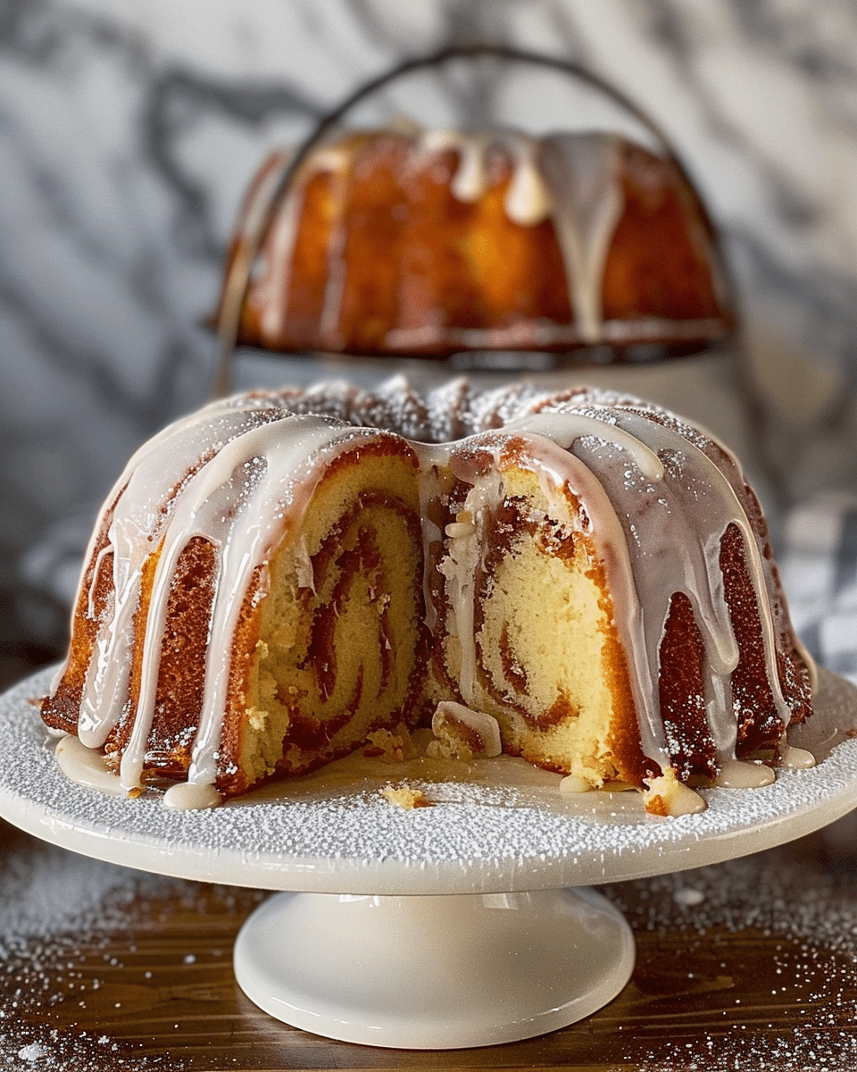 Honey Bun Pound Cake