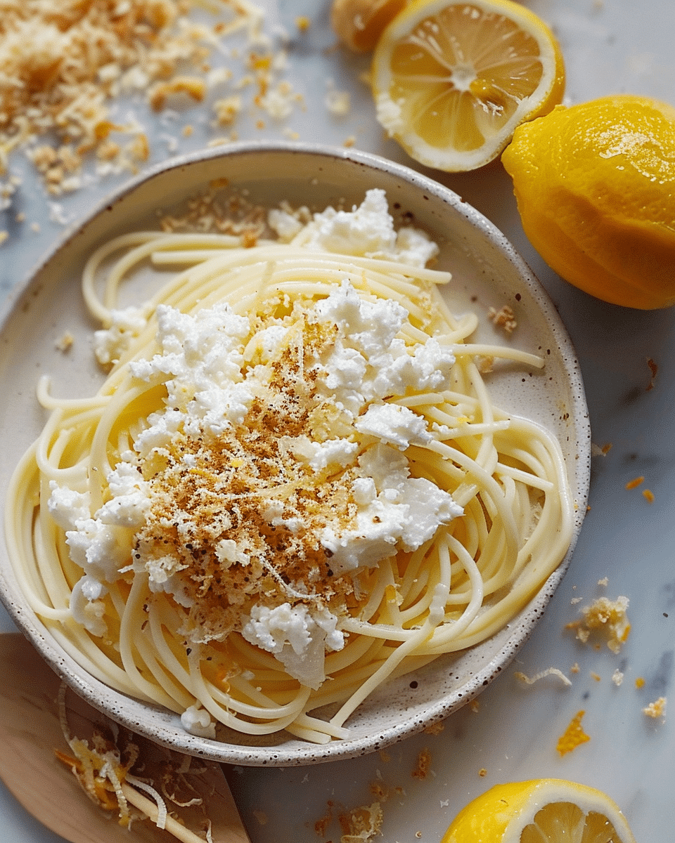 Lemon Fontina Capellini with Stracciatella & Toasted Breadcrumbs: An Incredible Ultimate Recipe