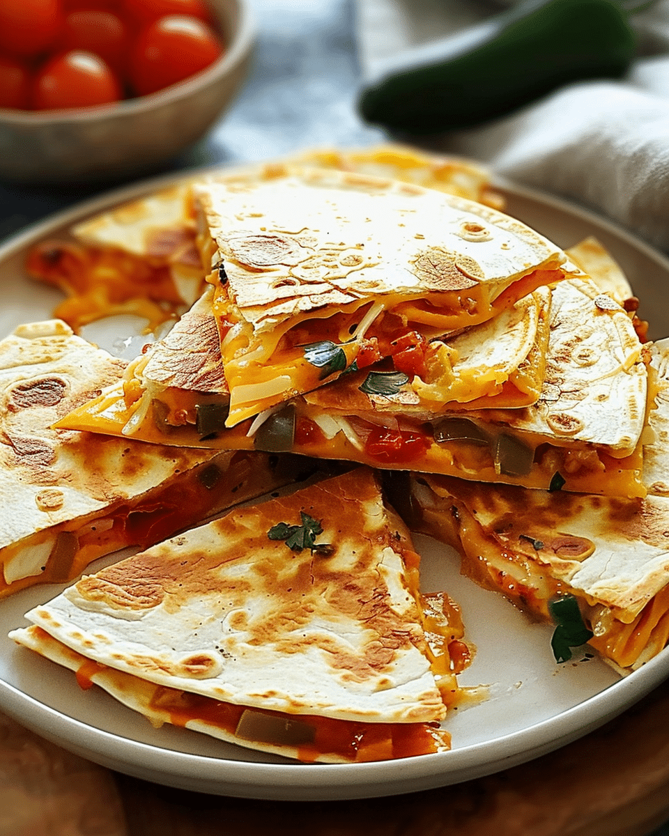 Mini Quesadilla Triangles: A Deliciously Cheesy Snack