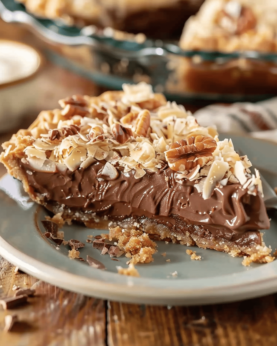 No-Bake German Chocolate Pie