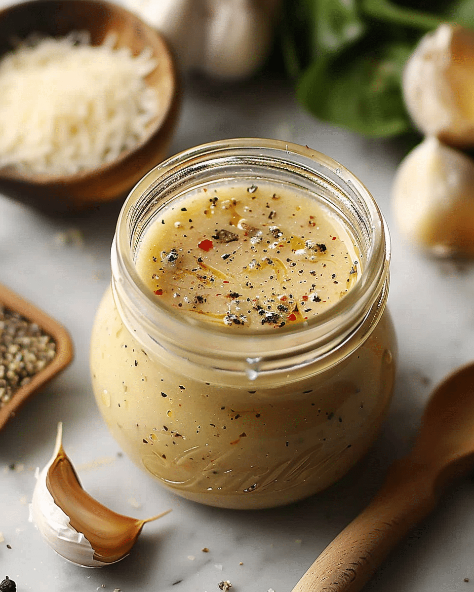 Parmesan Vinaigrette Garlic Blend: A Savory, Zesty Dressing or Marinade