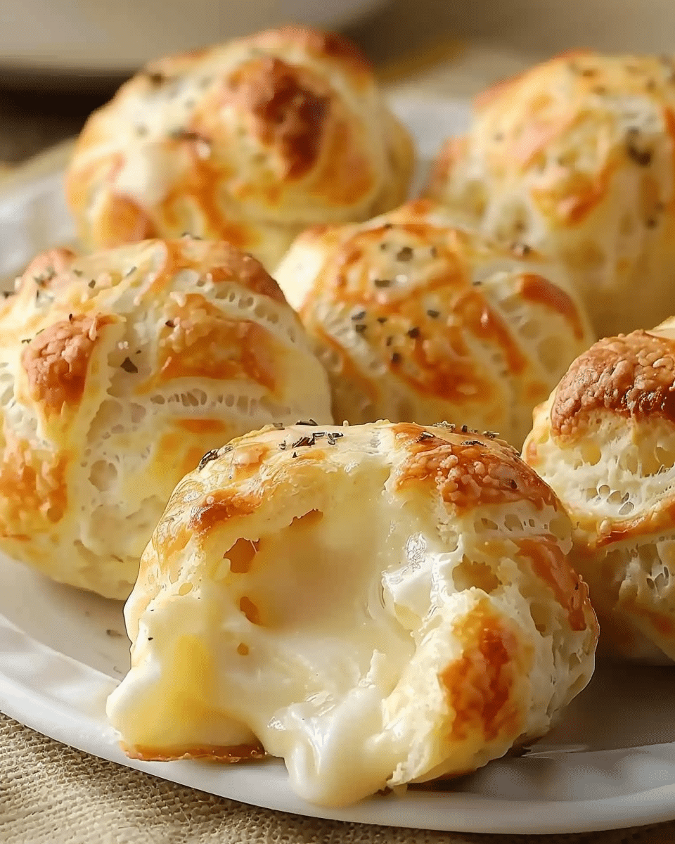 Pillsbury Biscuit Cheese Bombs: A Cheesy, Garlic Delight