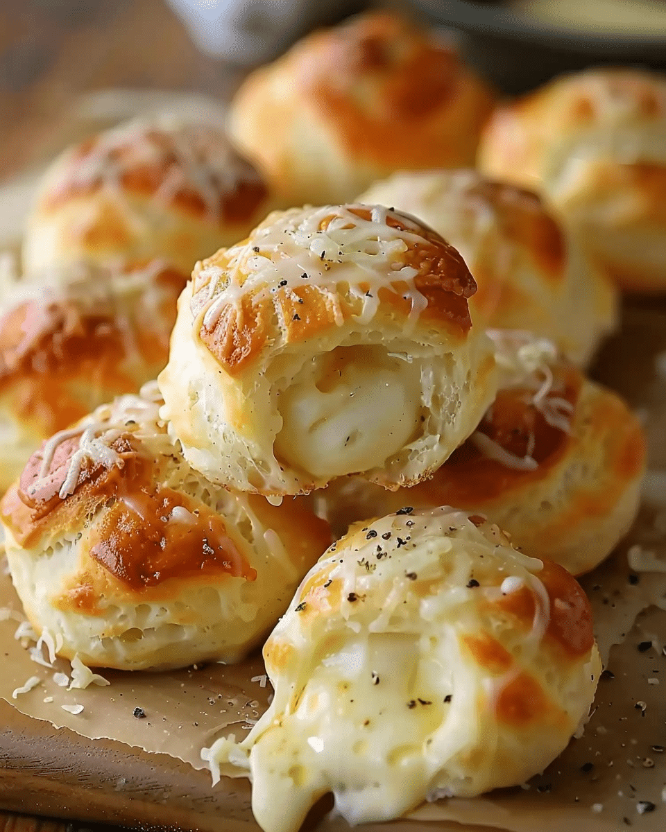Pillsbury Biscuit Cheese Bombs: A Cheesy, Garlic Delight