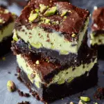 Pistachio Cheesecake Brownies Recipe
