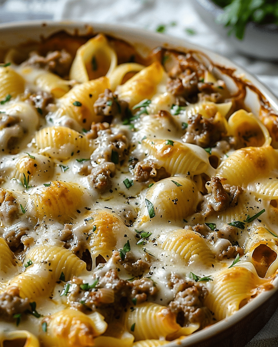 Rich And Comforting Creamy Beef Shells Casserole: The Ultimate Comfort Food