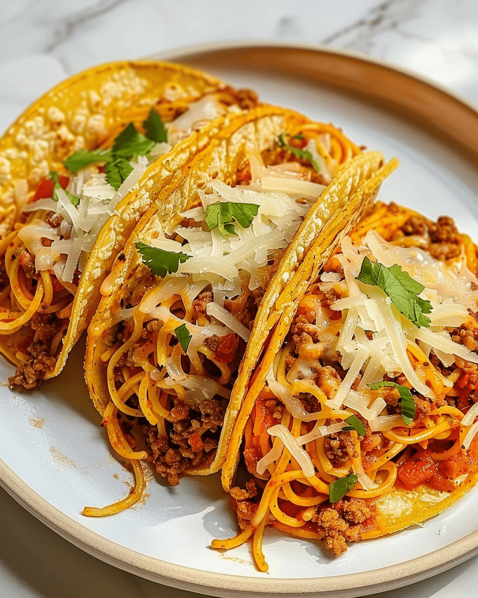 Spaghetti Tacos