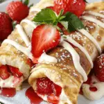 Strawberry Cheesecake Chimichangas: A Sweet and Crispy Delight