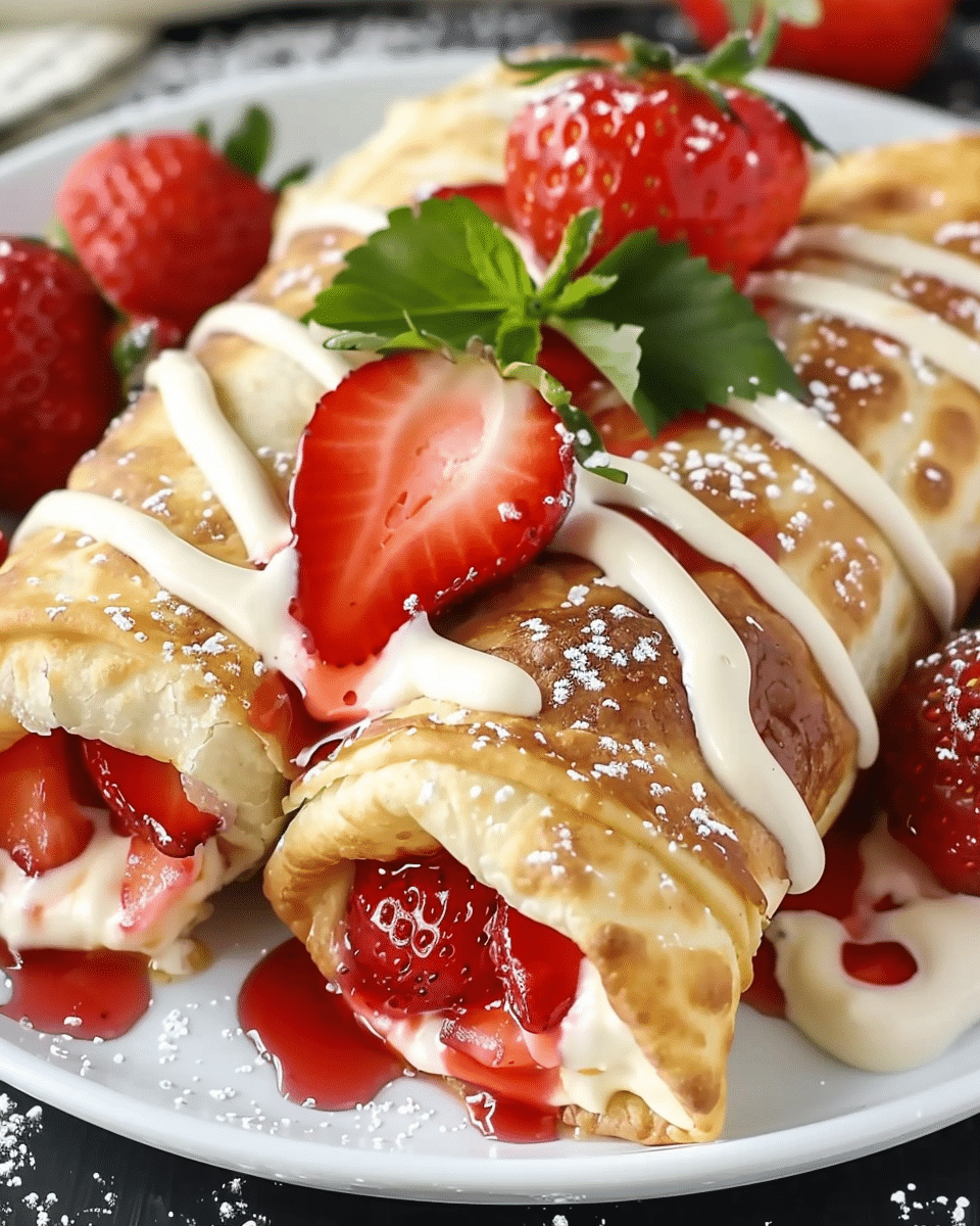 Strawberry Cheesecake Chimichangas: A Sweet and Crispy Delight