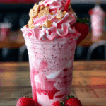 Strawberry Frosted Sugar Cookie Frappuccino