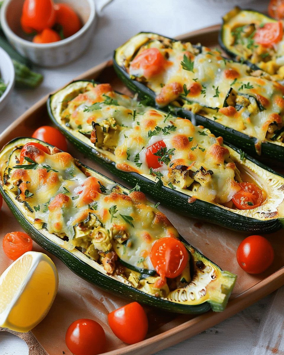 Stuffed Zucchini Boats Recipe for a Healthy Meal