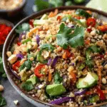 Thai Quinoa Crunch Salad: A Vibrant and Crunchy Thai-Inspired Dish