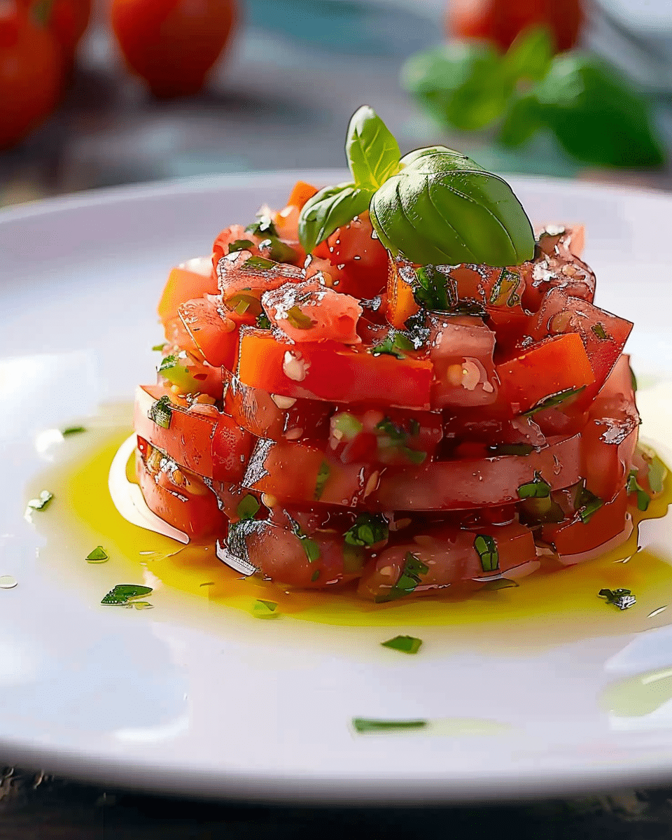 Tomato Tartare Recipe: An Incredible Ultimate Delight