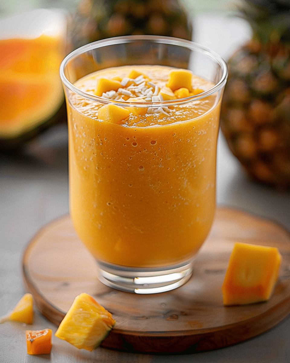Tropical Sunrise Smoothie: The Perfect Morning Boost