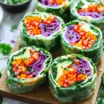 Vegan Veggie Rainbow Wraps: A Vibrant and Healthy Meal
