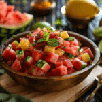 Watermelon Fruit Chaat with Chaat Masala