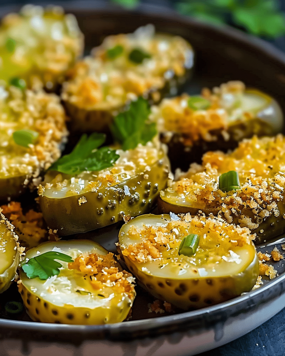 Air Fryer Stuffed Pickles
