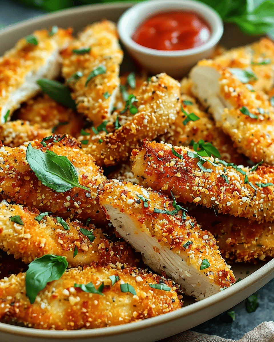 Baked Parmesan Chicken Tenders