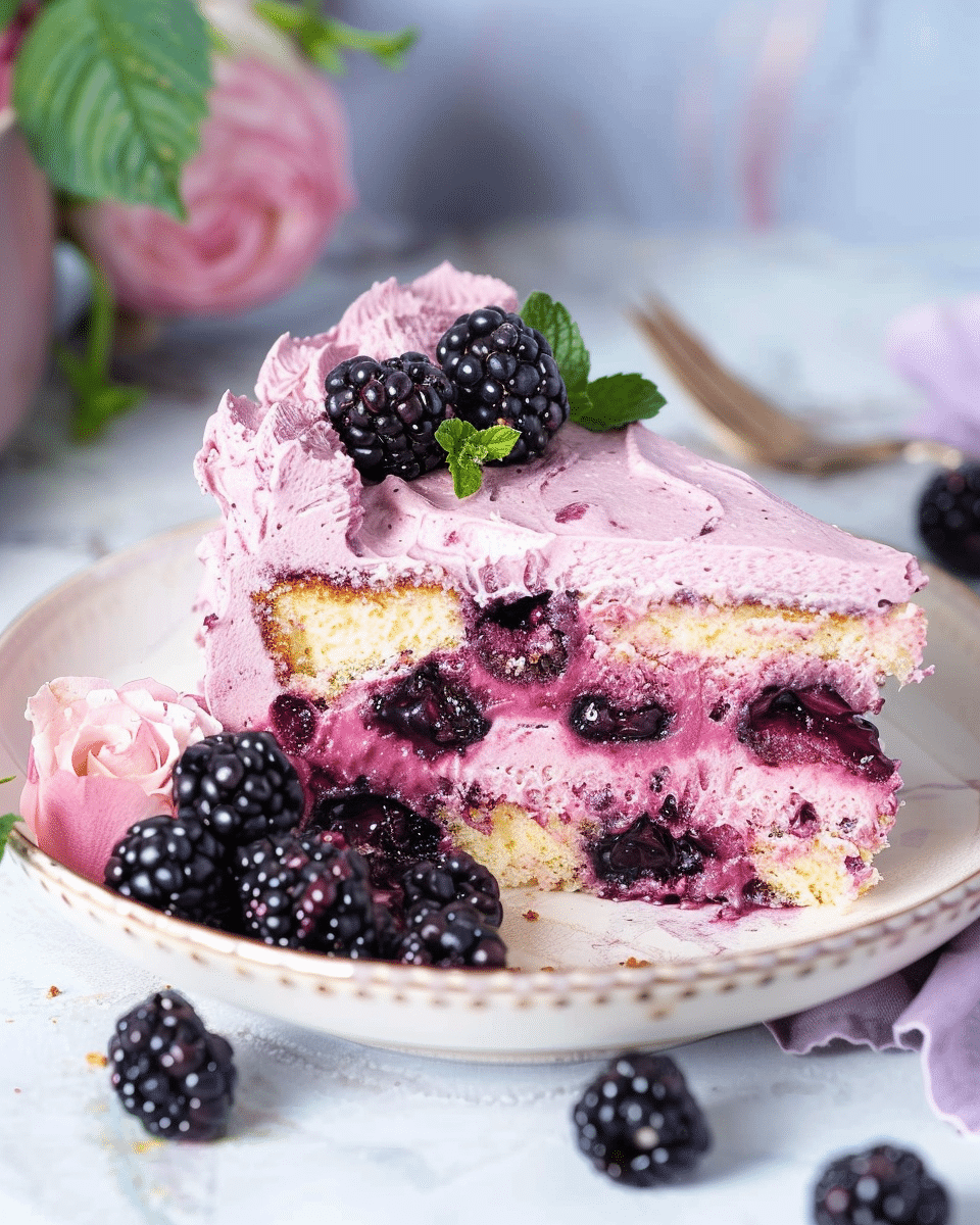 Blackberry Lime Cake