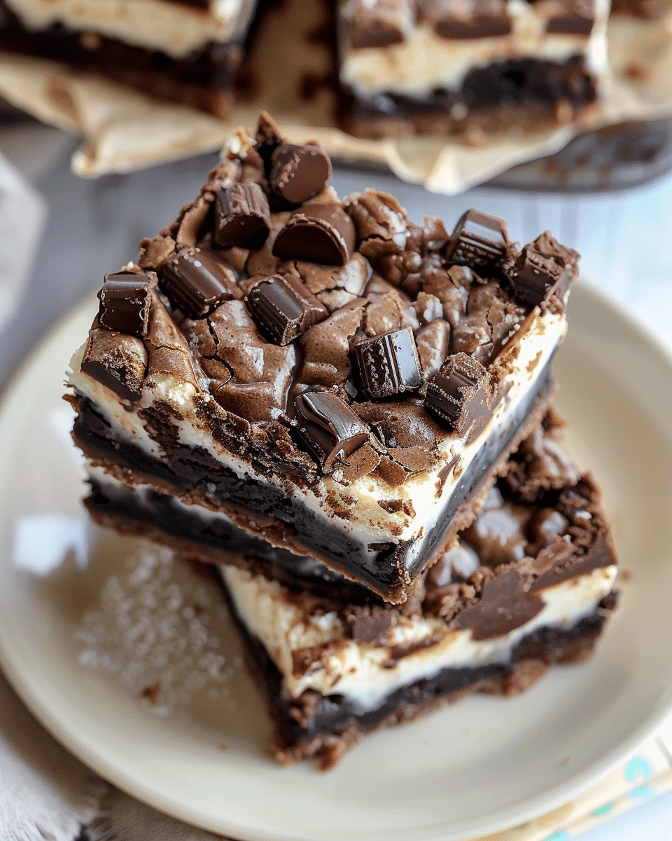 Brownie Cheesecake Bars