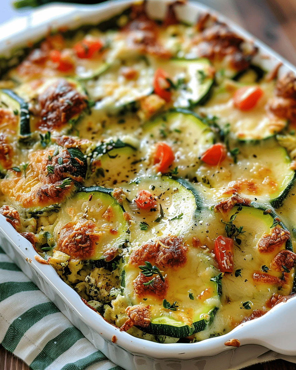 Cheesy Zucchini Bake