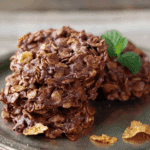 Chocolate Peanut Butter Cornflake Cookies