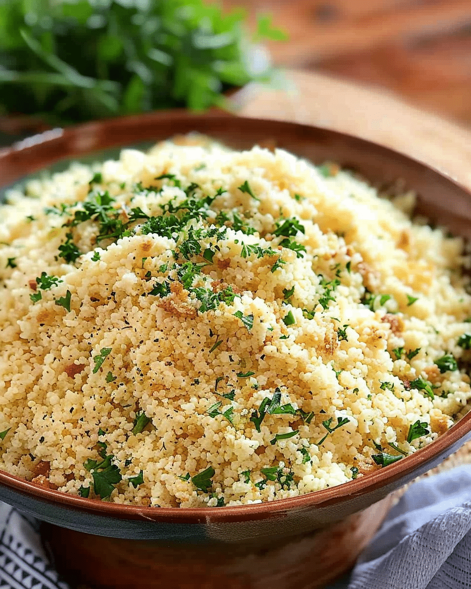 Couscous with Parmesan Recipe