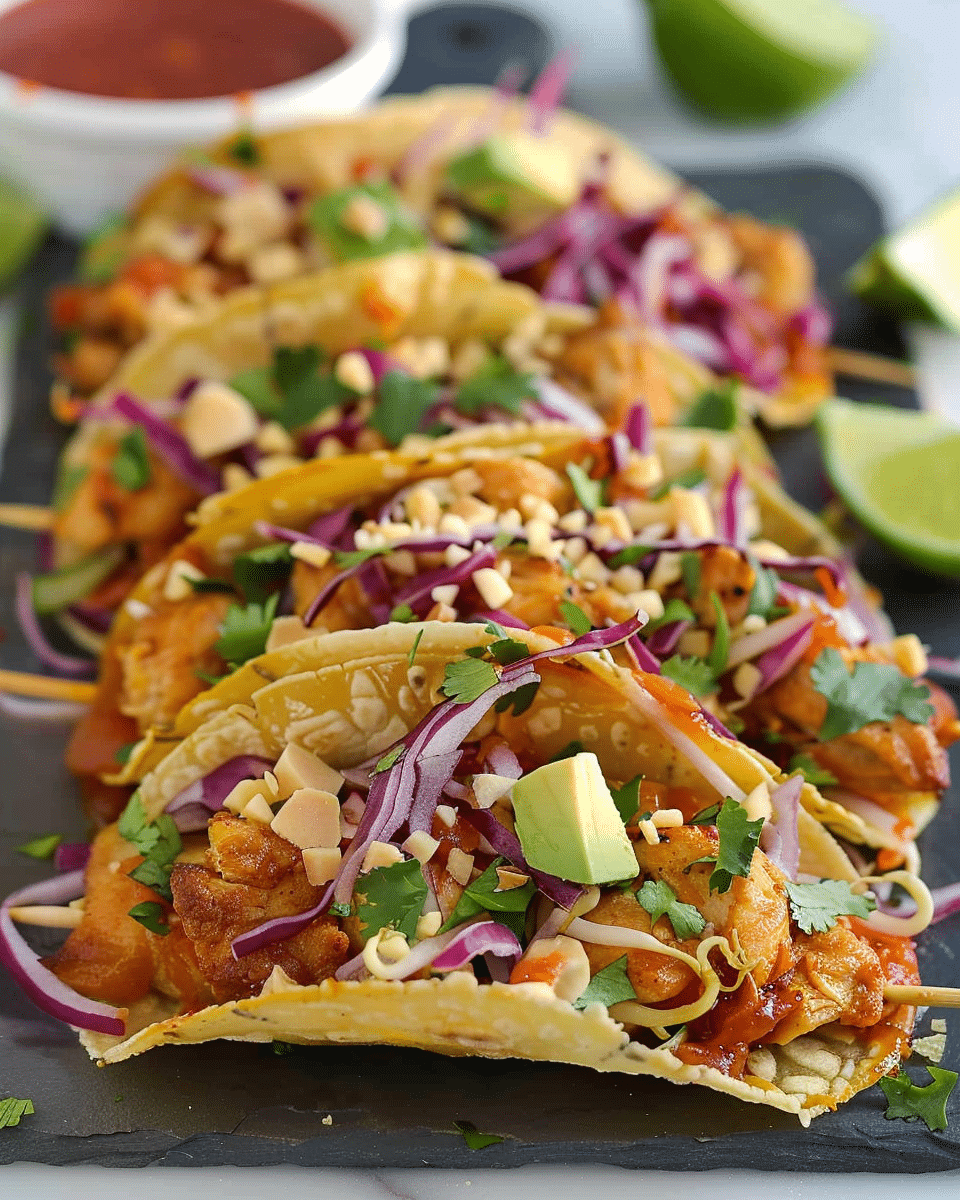 Chicken Wonton Tacos Recipe